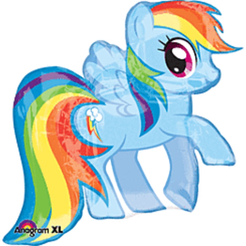 #095 My Little Pony Rainbow Dash 28in Supershape