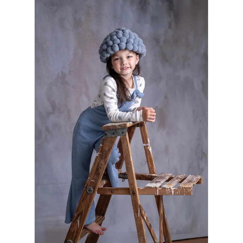 Kate Vintage Wall Abstract Texture Backdrop Designed by Emetselch Microfiber (Printed) 7x5ft - small kids sitting / cake smash