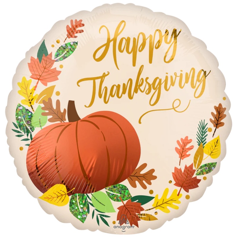 Satin Happy Thanksgiving Fall Pumpkin 4328701
