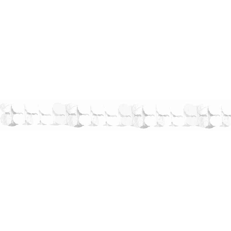 White Paper Garland | 12' x 7"