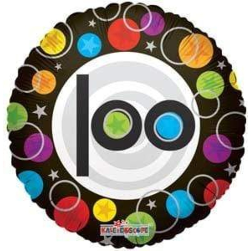 100 Balloon Dots & Circles 18 Birthday