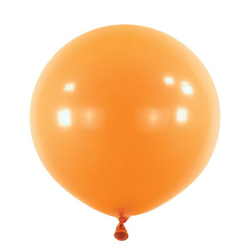 Tangerine 24 Latex Balloons (4 count)