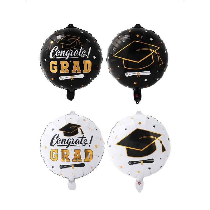 18 Congrats Grad (Black/gold)