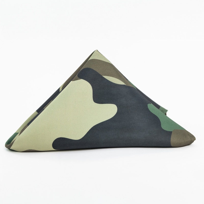 Camouflage Premium Polyester 20"x20" Linen Napkin (5pc/pk)