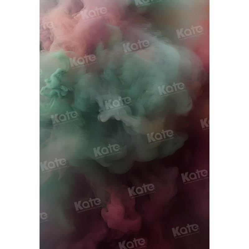 Kate Abstract Colorful Smoke Feeling Backdrop for Photography 5x7ft(1.5x2.2m) Microfiber (Printed)
