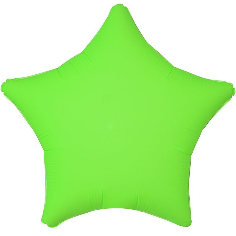 Neon Green Star Mylar 18" | 1ct