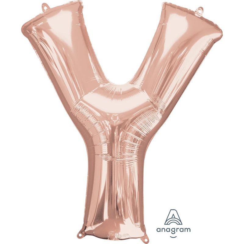 Rose Gold Y Giant Letter 3658801 - 34 in