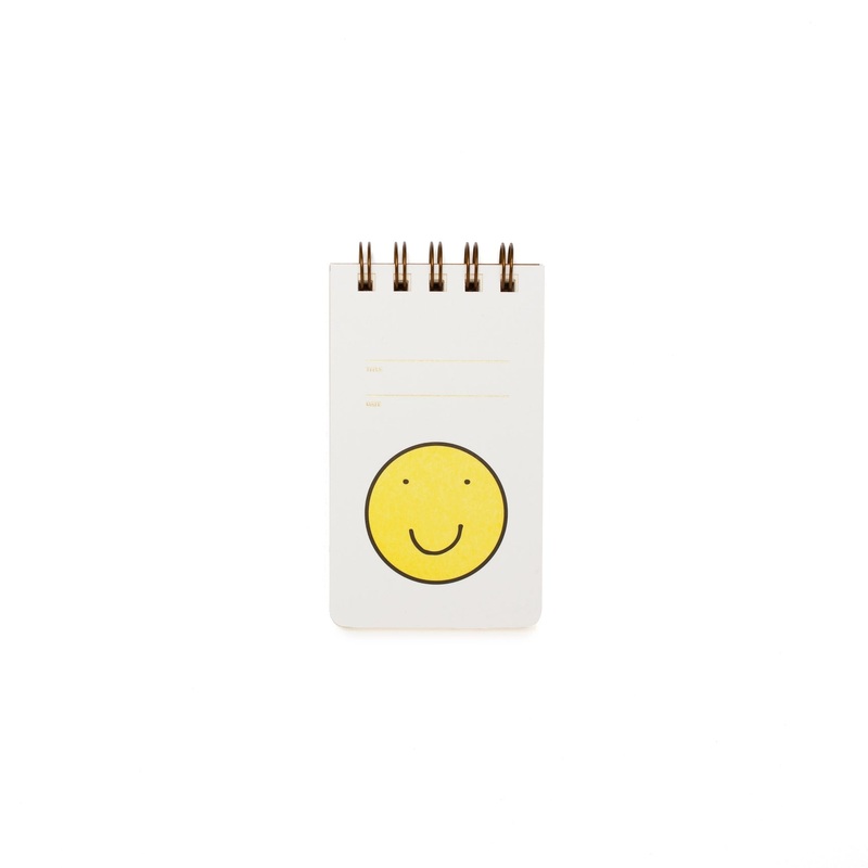 Reporter Notebook Smiley Face