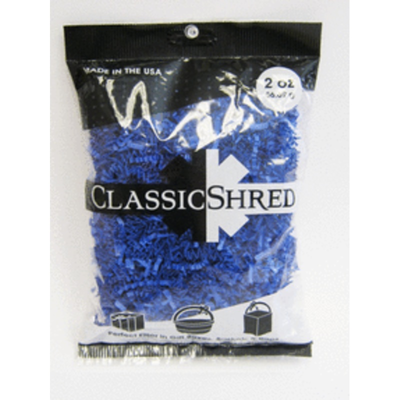 2 oz Paper Shred - Royal Blue