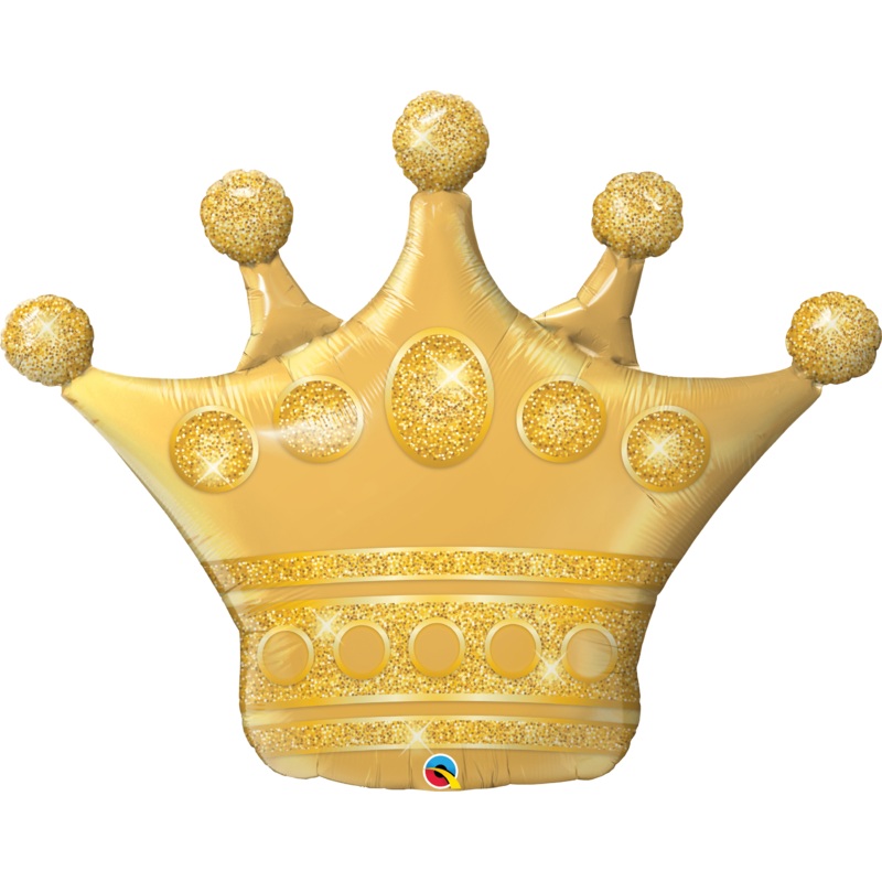 41" Golden Crown Balloon