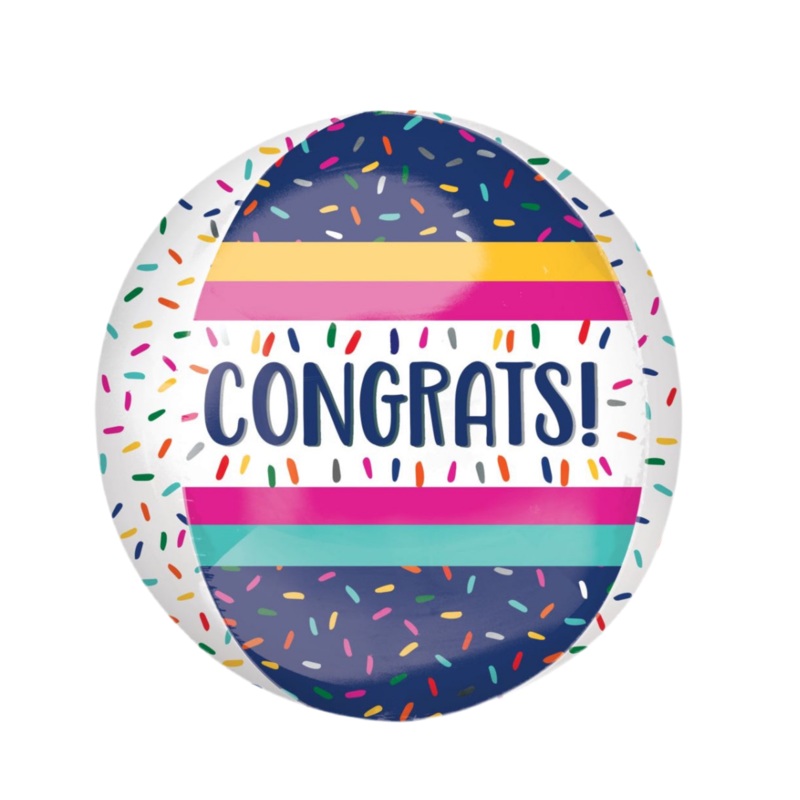 Anagram 15" Colorfull Congrats Orbz