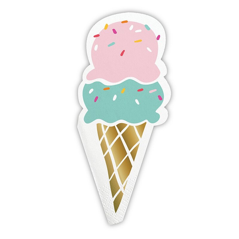 Ice Cream Cone Napkins
