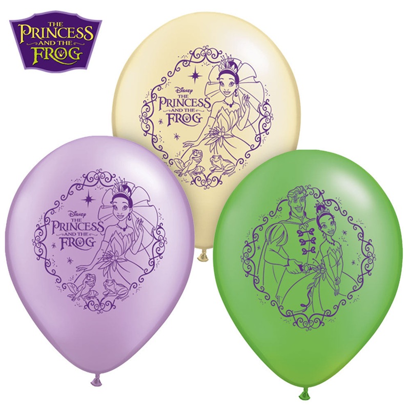 The Princess Tiana And The Frog 11 Latex Balloons (25 count)