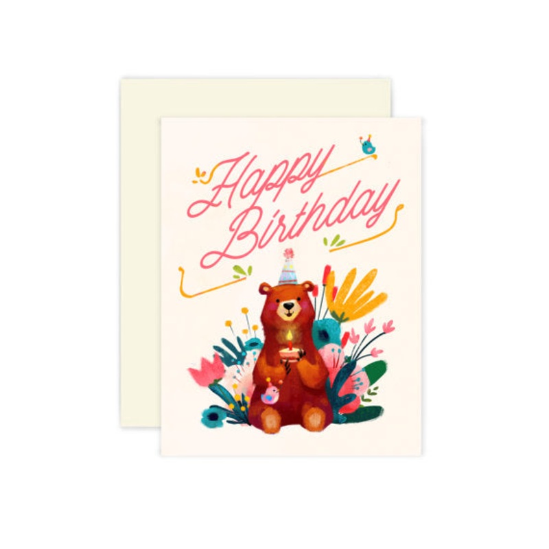 Bear Birthday Card