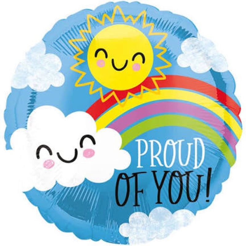 Proud of You 18 Standard Foil Helium Balloon