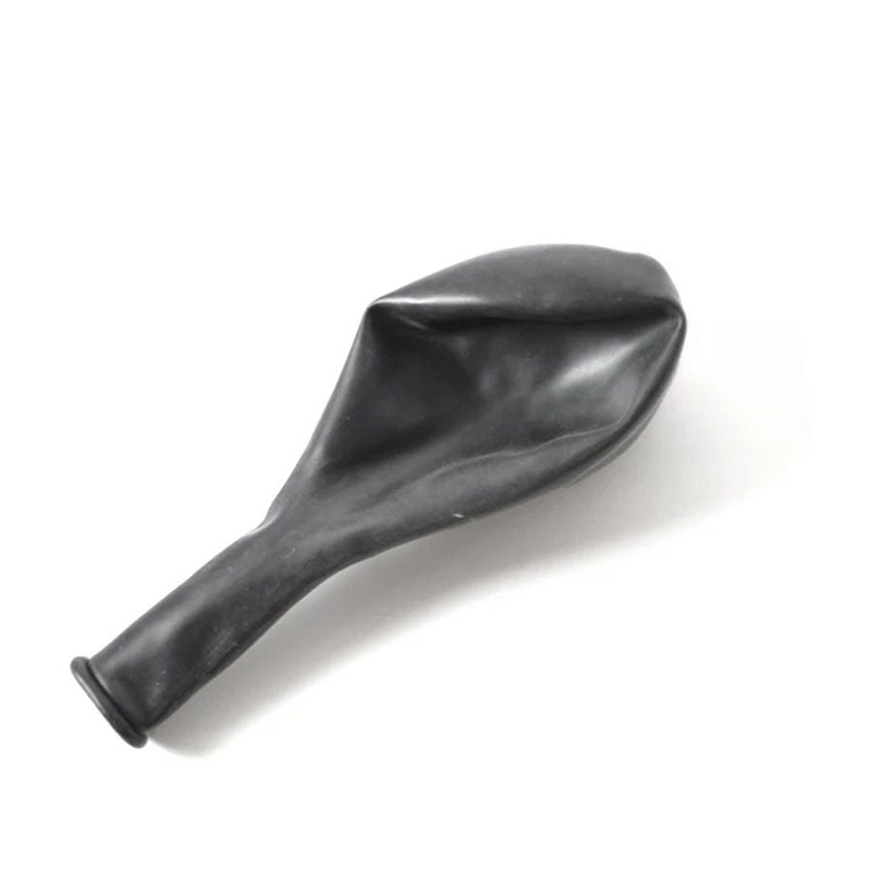 Deluxe Black, 11" Latex Single Balloon | Does Not Include Helium