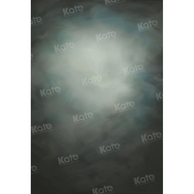 Kate Abstract Gray Green Backdrop Designed by Chain Photography 5x7ft(1.5x2.2m) Microfiber (Printed)