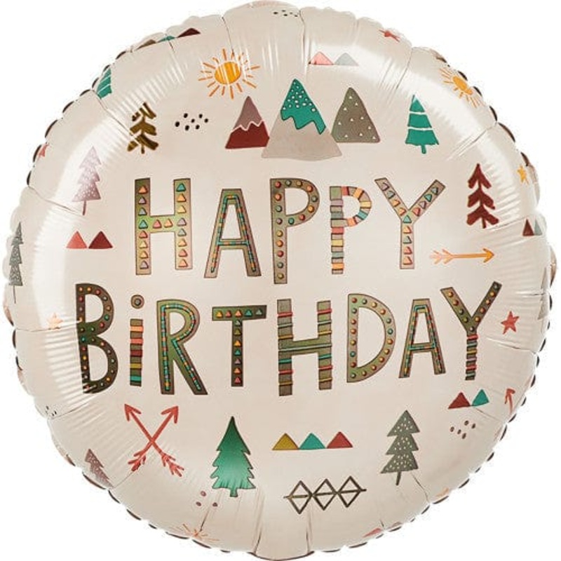 Wilderness Birthday 18 Balloon