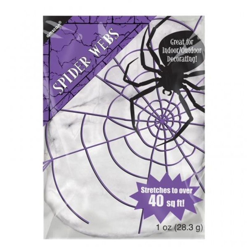 White Stretch Spider Web Value Pack 1oz. | 1ct