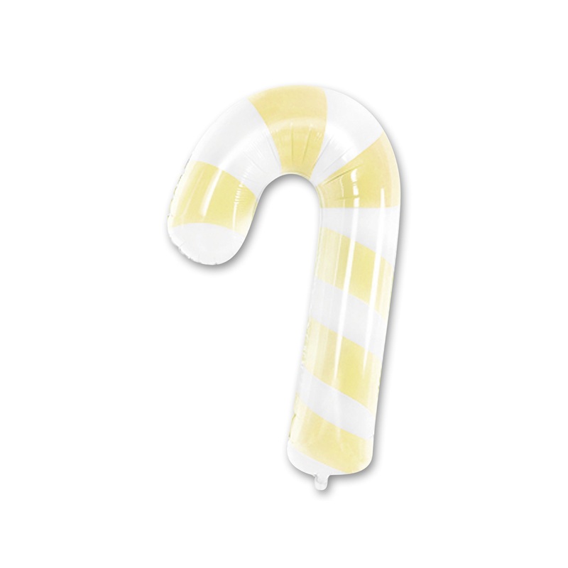 Yellow Candy Cane 30 Balloon