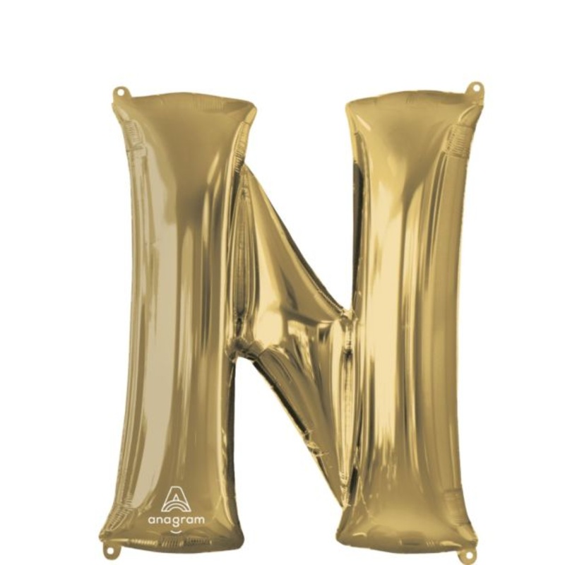 White Gold N Letter 4467731 - 16 in