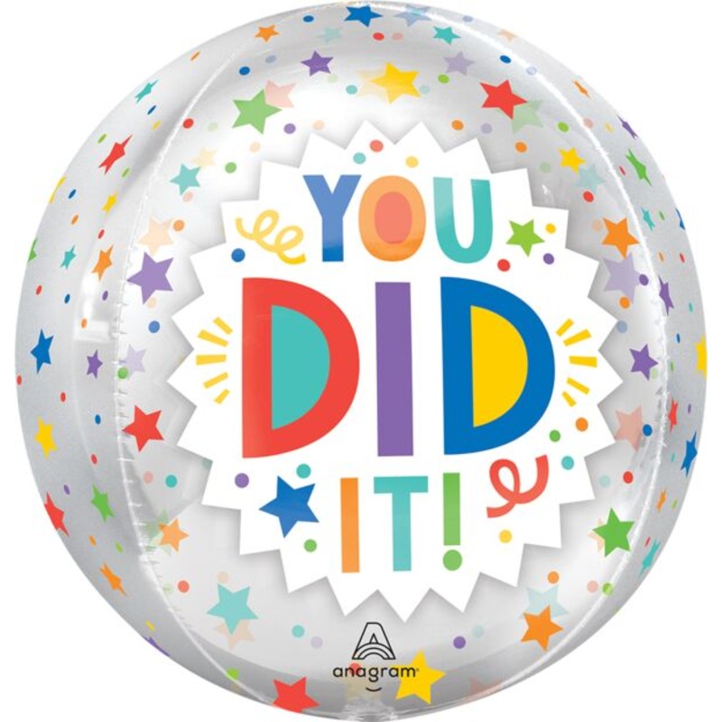 You Did It Orbz 16 Balloon
