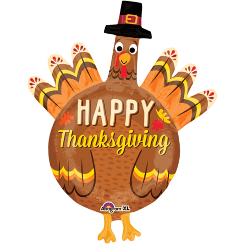 Thanksgiving Turkey Balloon Helium-Filled (local only)