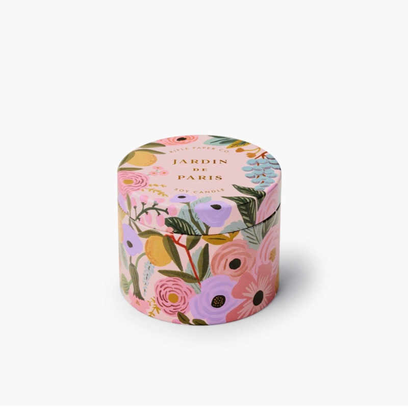 Jardin de Paris Tin Candle