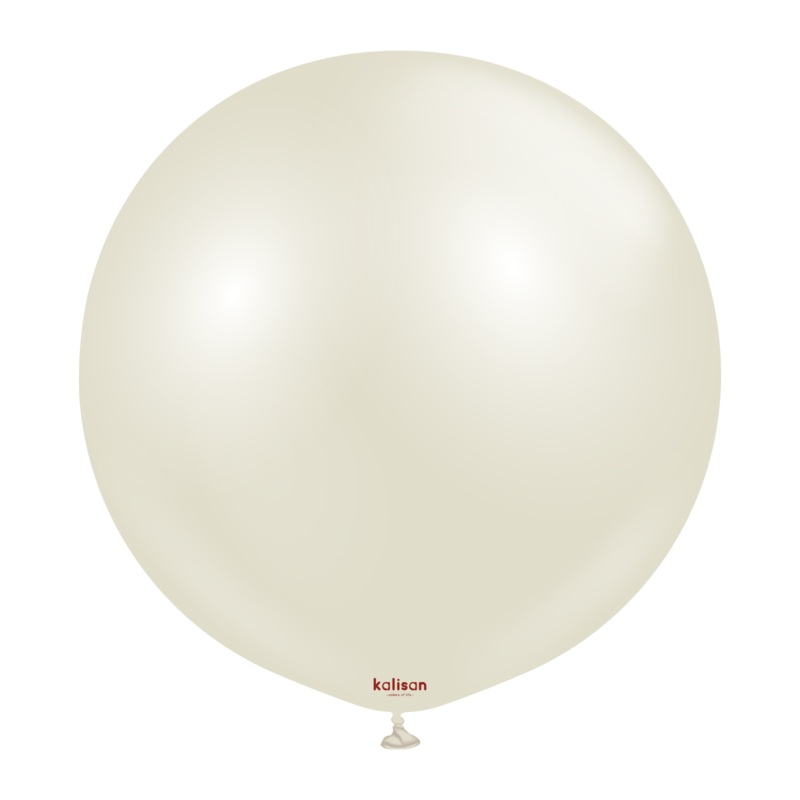 Aura Ivory White 36 Latex Balloons (2 count)