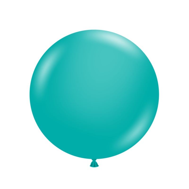 Teal 24 Latex Balloons (25 count)